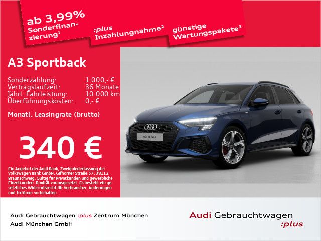 Audi A3 Sportback 45 TFSI e S tronic S line Matrix/AC