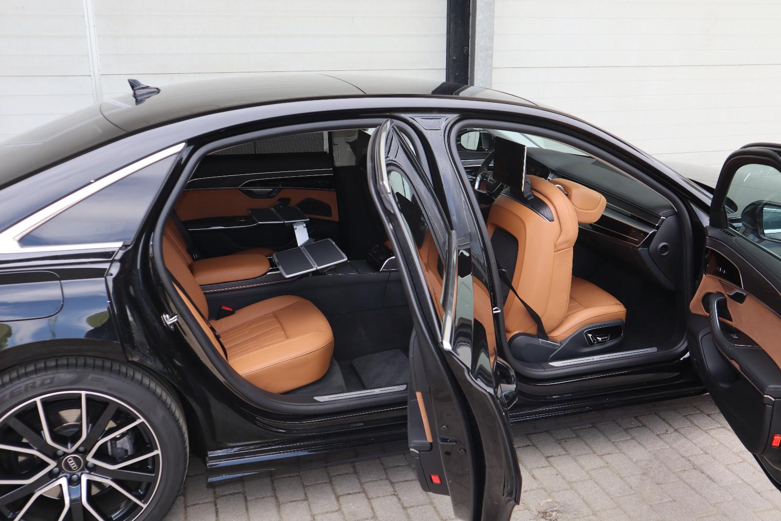 Audi A8L 50 TDI lang S-Line *SCHWARZ-COGNAC*/RUHESITZ
