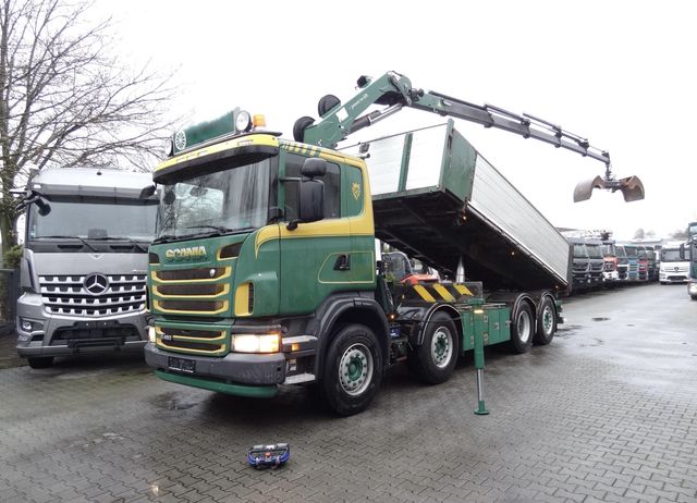 Scania G480 8X2*6 Kipper mit Kran HMF 2420 K5