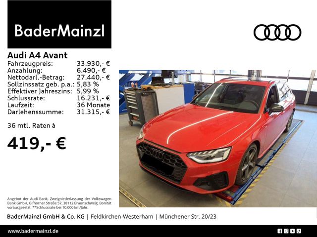 Audi A4 Avant 50 TDI quattro S line AHK Pano Matrix