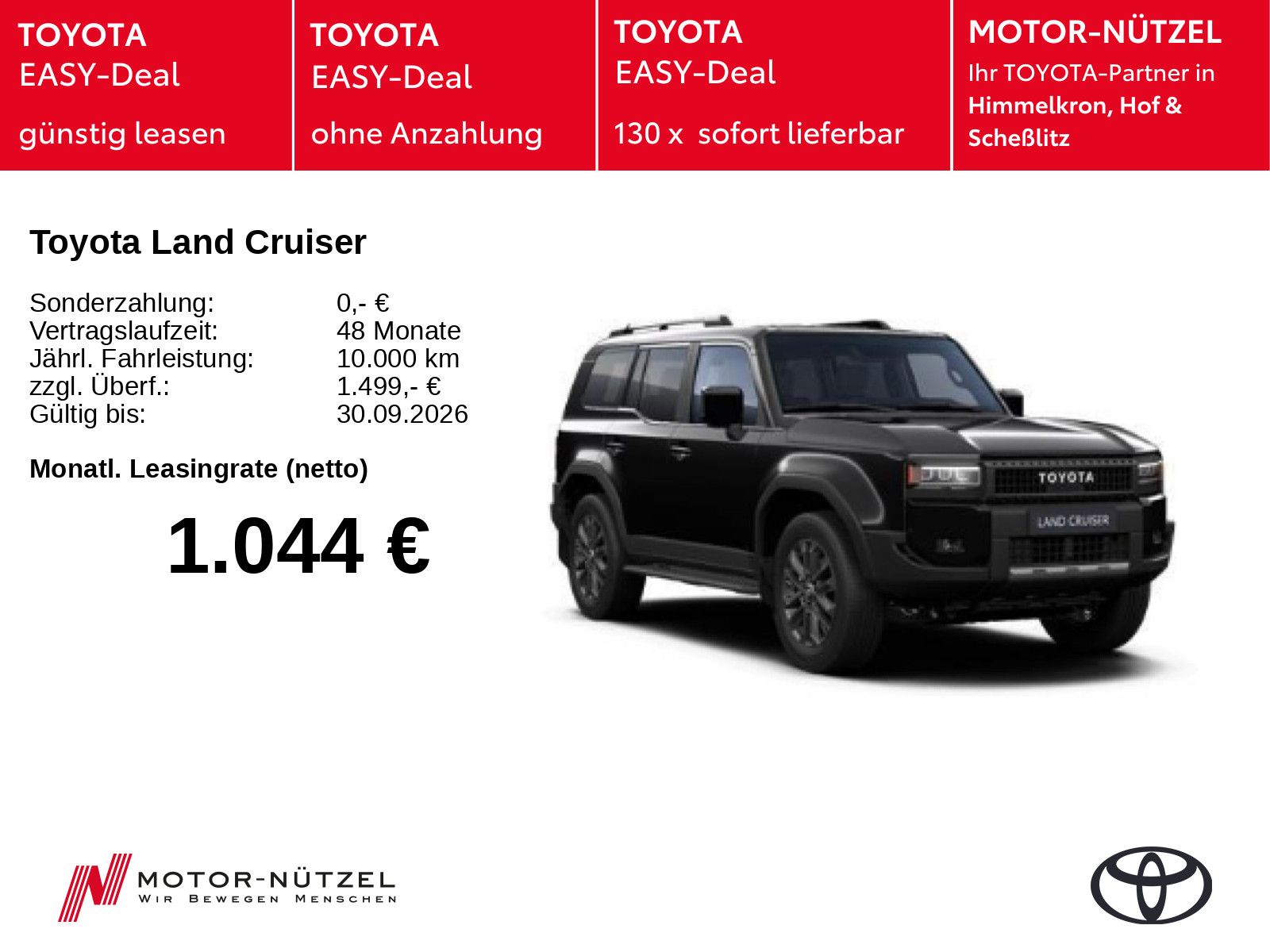 Toyota Land Cruiser Lounge 2.8 D 4x4 inkl.Panoramadach