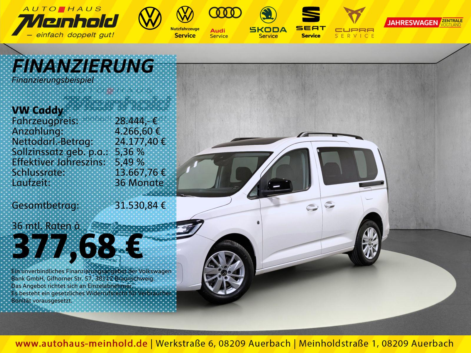Volkswagen Caddy 1.5 TSI DSG Life, Dach, LED, Standheizung