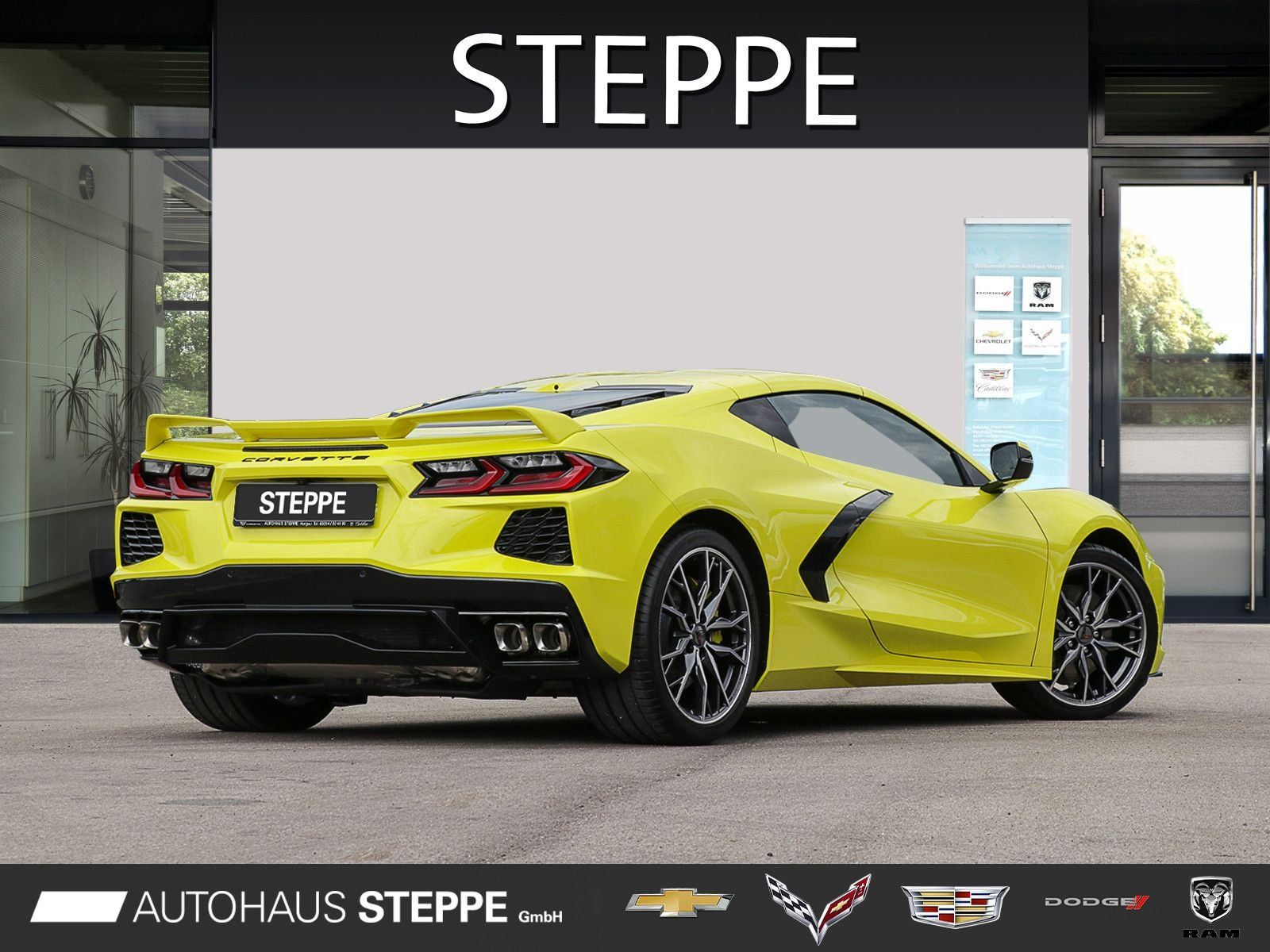 Corvette C8 Stingray Coupe 6,2 V8 3LT Europamodell STEPPE