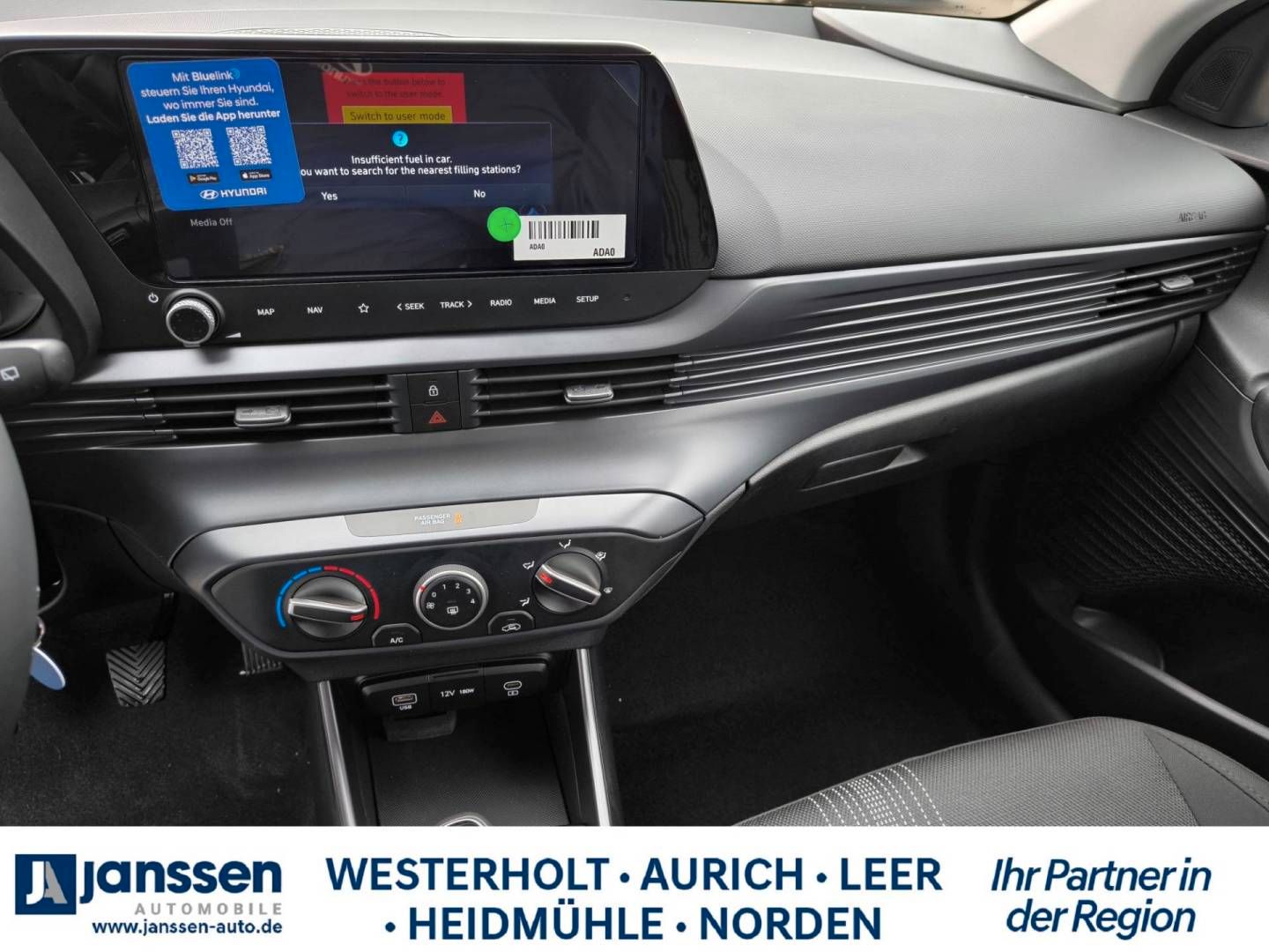 Fahrzeugabbildung Hyundai i20 Select, Funktionspaket/PDC hinten/Navi/Rückf