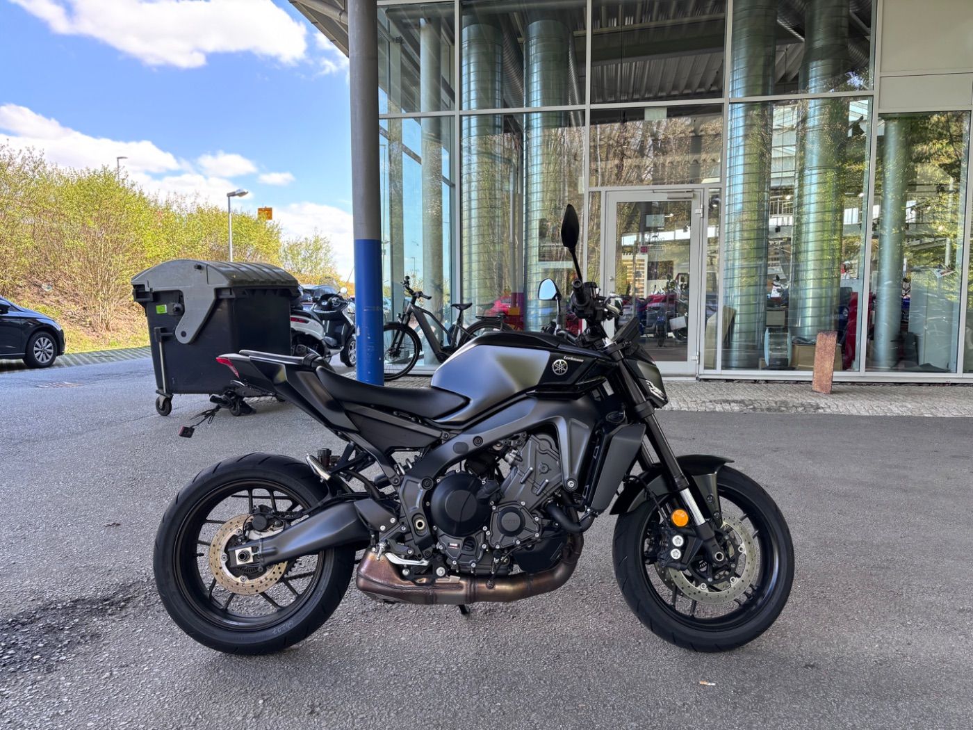 Fahrzeugabbildung Yamaha MT 09 Kurzen Kennzeichenhalter