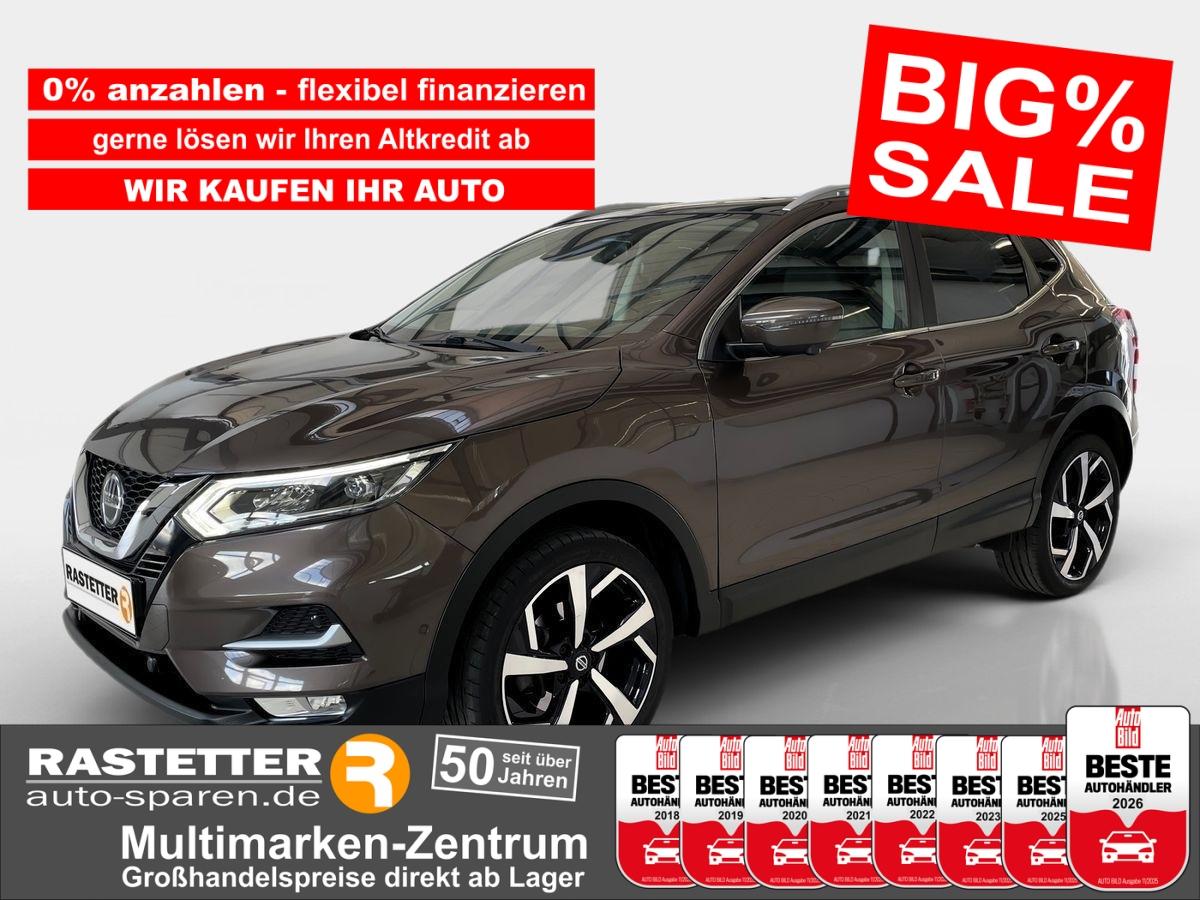 Nissan Qashqai tekna Pano+AHK+Navi+LED+360+ParkAss+Teil