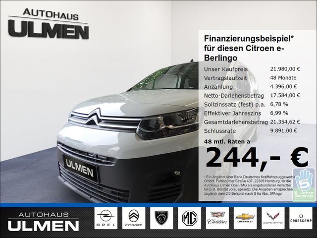 Citroën e-Berlingo Live Pack Elektromotor  Bordcomputer 