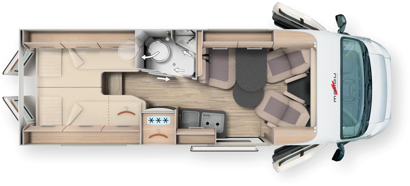 Malibu Van charming coupé 640 LE / SORTIMENTSWECHSEL