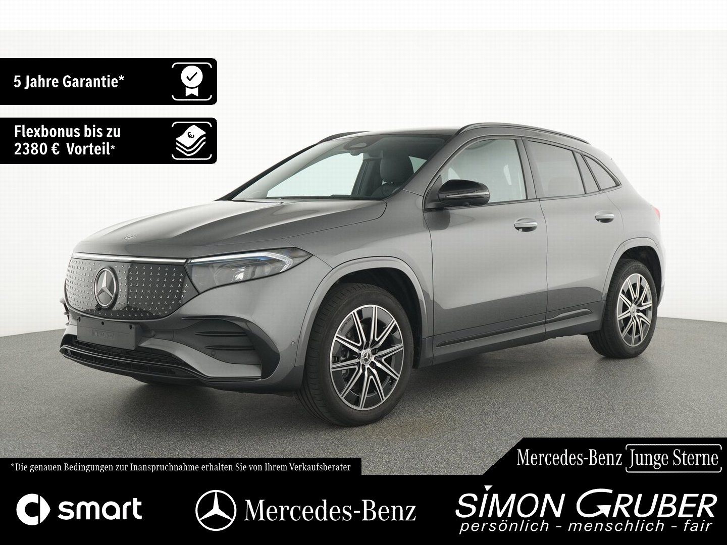 Fahrzeugabbildung Mercedes-Benz EQA 250+ AMG Night Pano Burm HUD Leder 360 AHK
