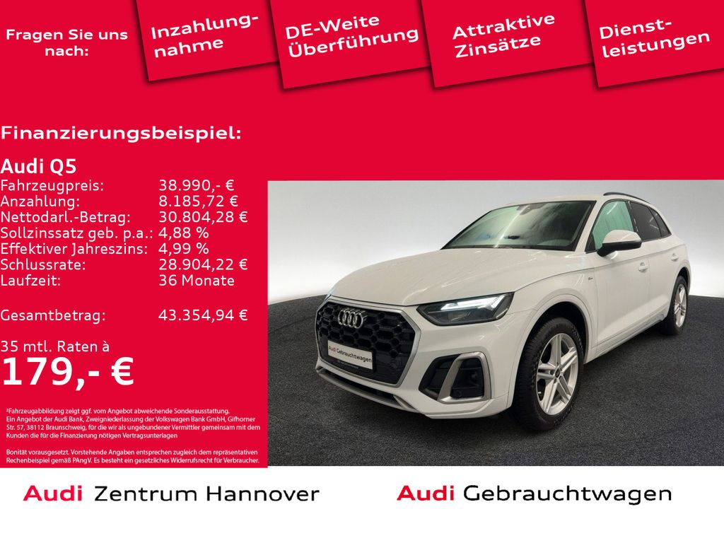 Q5 S line 40 TDI quattro AHK virtual Kamera DAB