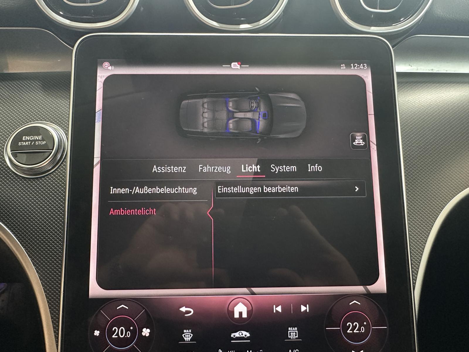 Mercedes-Benz C-Class e T Avantgarde Leder RCam Navi LED AHK ACC, миниатюра 16