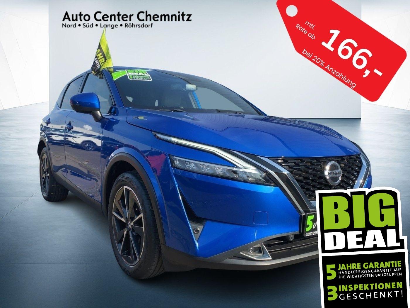 Nissan Qashqai CVT MHEV Tekna BiLED/Navi/Teilleder/360°