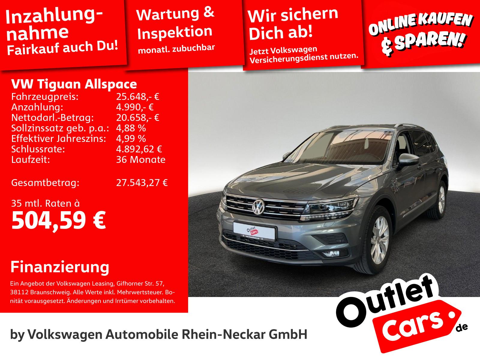 Volkswagen Tiguan Allspace 2.0 TDI DSG Highline 4Mot AHK uv
