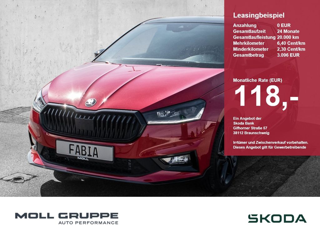Skoda Fabia 1.5 TSI DSG 130 Edition 2xKLIMA ACC AUT FL