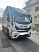 Iveco Eurocargo ML 180E28/P mit Kofferaufbau und LBW - Iveco 180 e