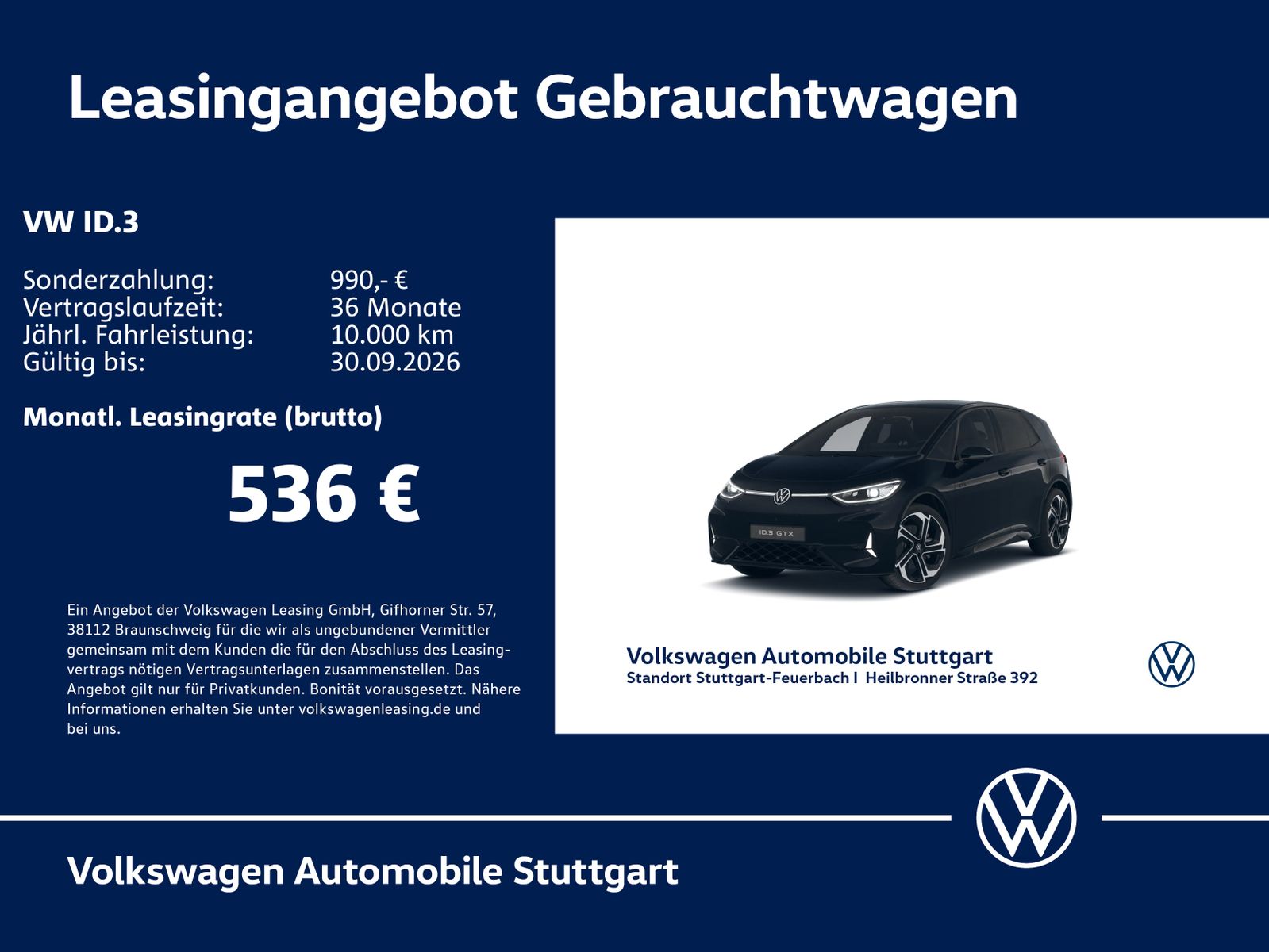 Volkswagen ID.3 GTX Navi Kamera foto 1