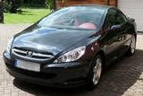 Peugeot 307 CC 135 Automatik SCHECKHEFT,1Hand, GarageKFZ - Peugeot 307: Schwarz