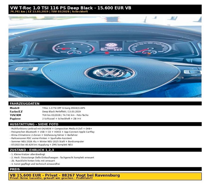 Image of Volkswagen T-Roc