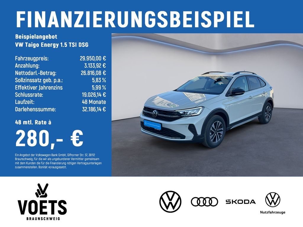 Taigo Energy 1.5 TSI DSG Keyless+TravelAssist