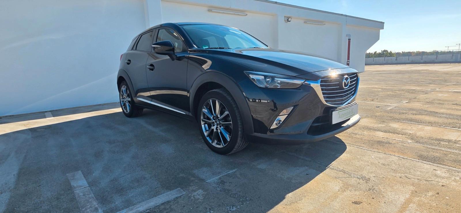 Mazda CX-3 Garantie|TÜV+Insp.neu|LEDER|SHZ|KAM|AHK|HUD