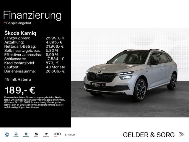 Skoda Kamiq Monte Carlo 1.5 TSI LED*RFK*Pano*Virtual