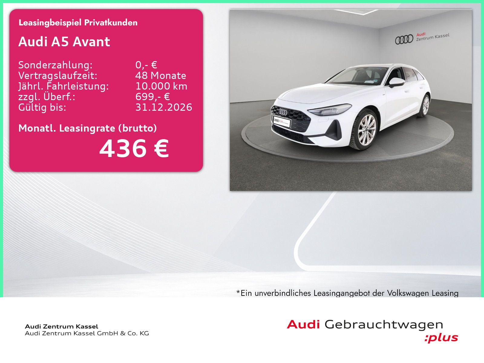 Audi A5 Avant TFSIe qu. LED AHK Kam. Navi Standklima