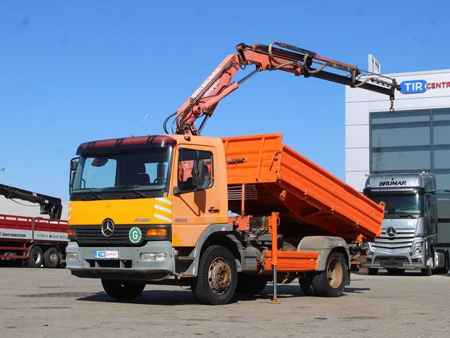 Mercedes-Benz Actros 1523, CRANE ATLAS 60.1, THREESSIDED