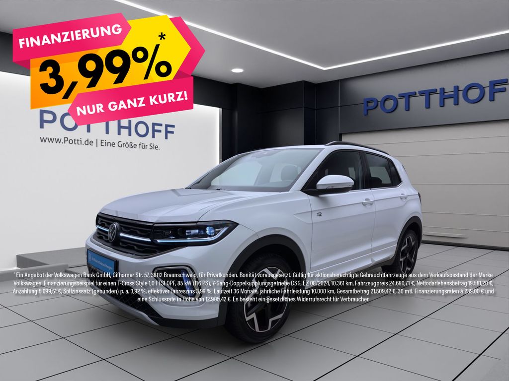 T-Cross 1.0 TSI R-LINE AHK NAVI IQ.LIGHT KAMERA