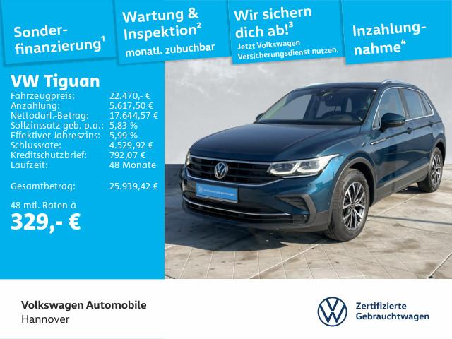 Volkswagen Tiguan 2.0 TDI DSG Life Navi LED Pano HuD PDC SH