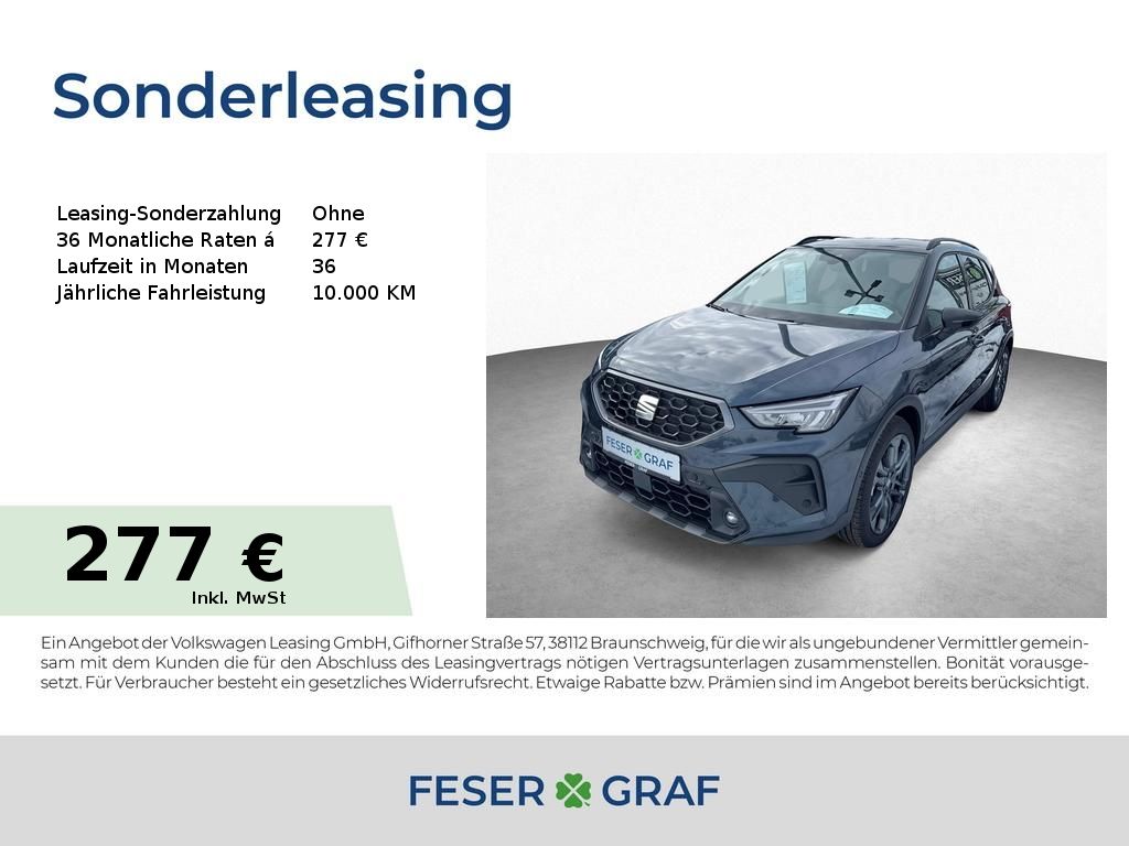 Seat Arona 1.0 TSI FR DSG SHZ|FR Tech|20"Performance