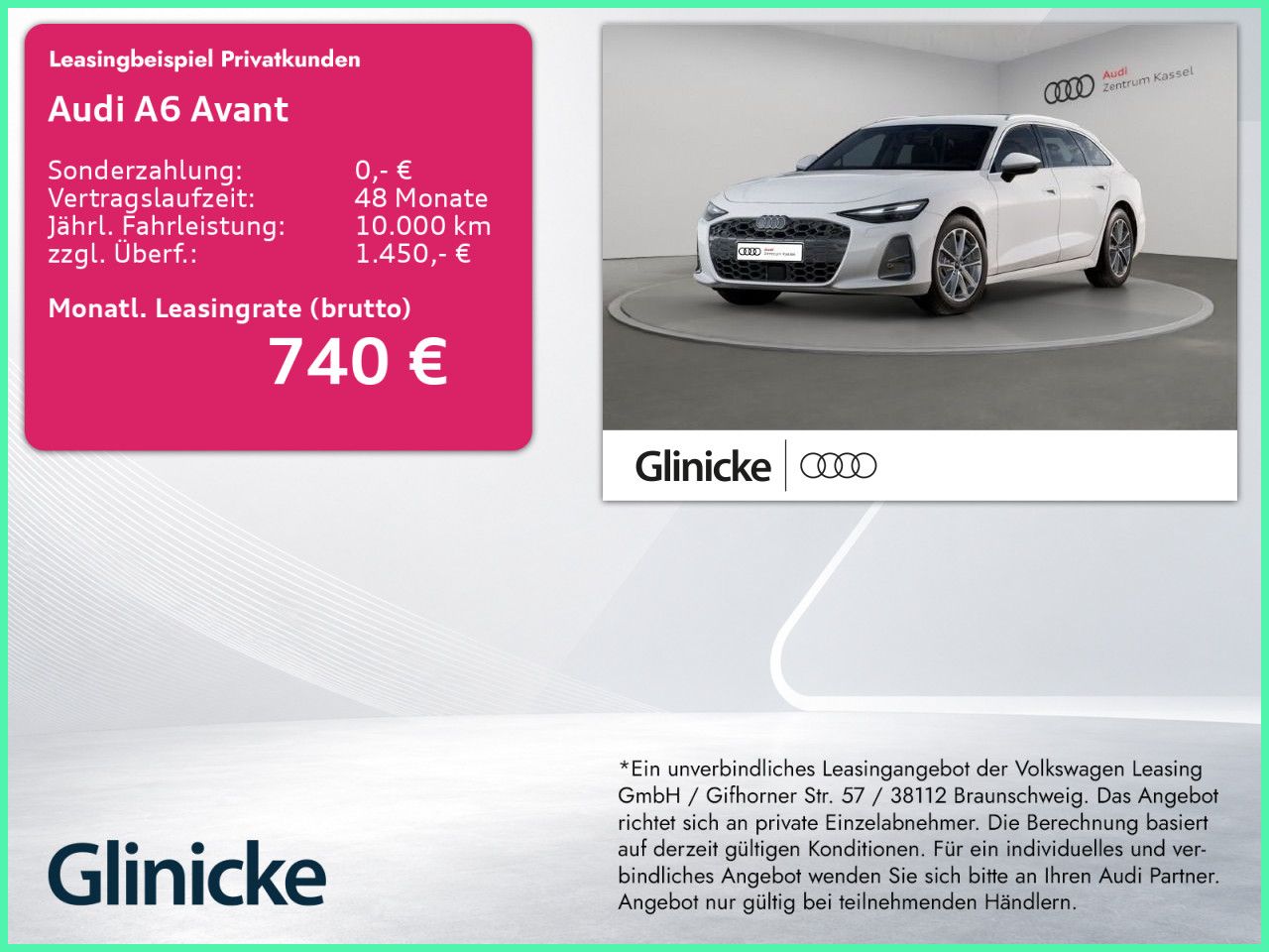 Audi A6 Avant TDI quattro 220 kW  NEUBESTELLUNG