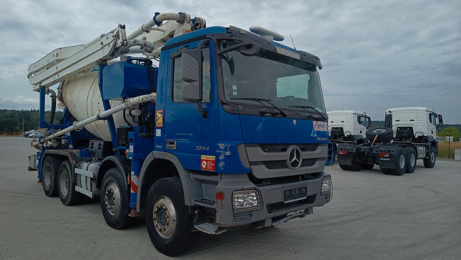 Mercedes-Benz ACTROS 3244 SERMAC 3Z 24 M, MIXER 9 M3,  2014