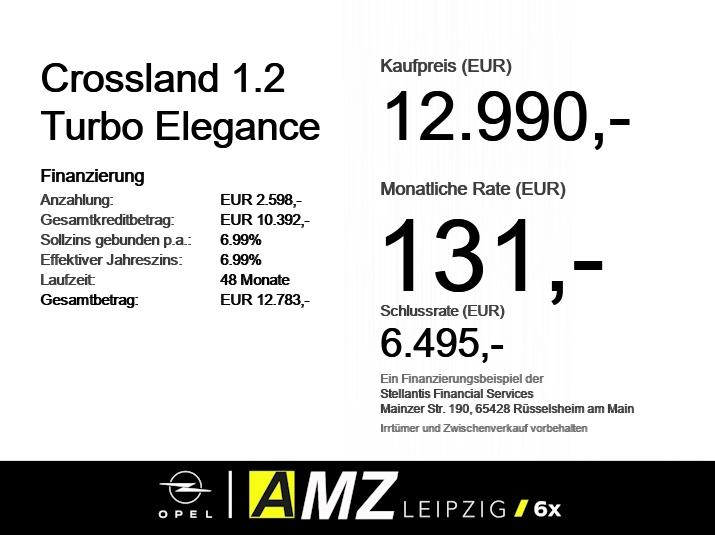Opel Crossland 1.2 Turbo Elegance *heizbare FS*