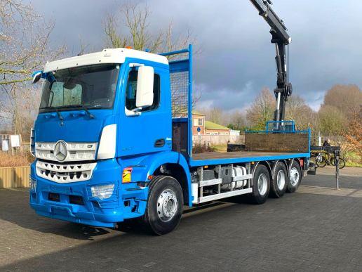 Mercedes-Benz AROCS 3240 8X4 - CRANE HIAB XS 166-E5 HIPRO OPEN