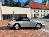 Porsche 964 Cabrio Silber/schwarz Leder neuwertig - silberne Porsche 964