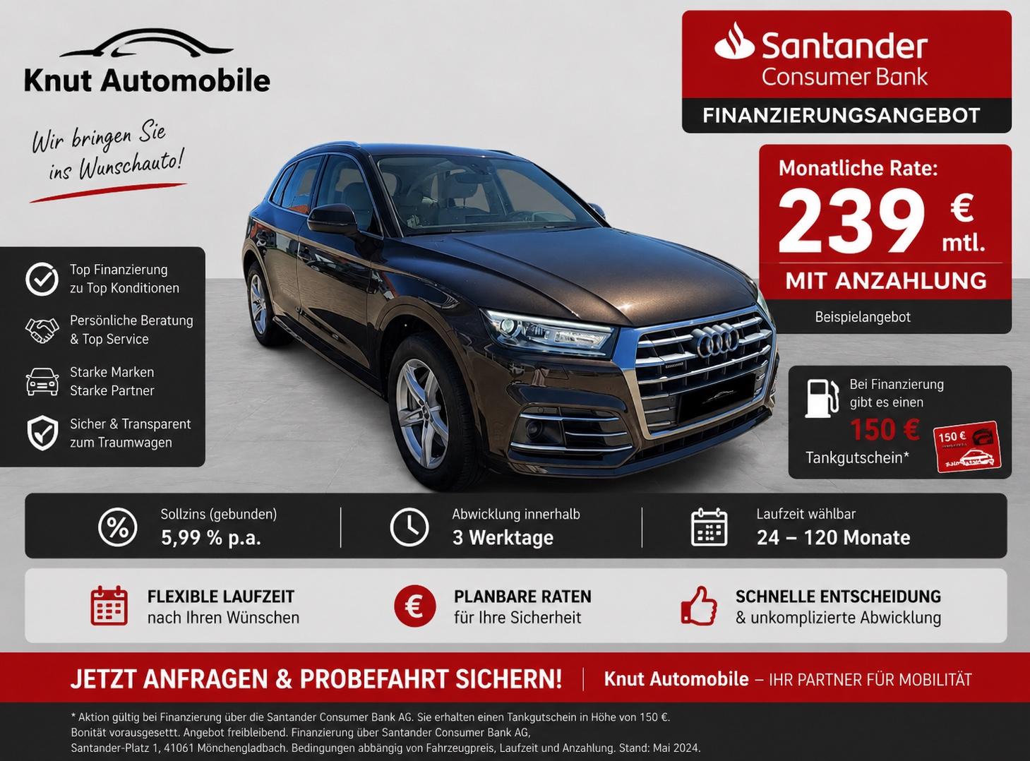 Audi Q5 50 TDI quattro S-Line*ACC*AHK*Luft*Kamera*Led