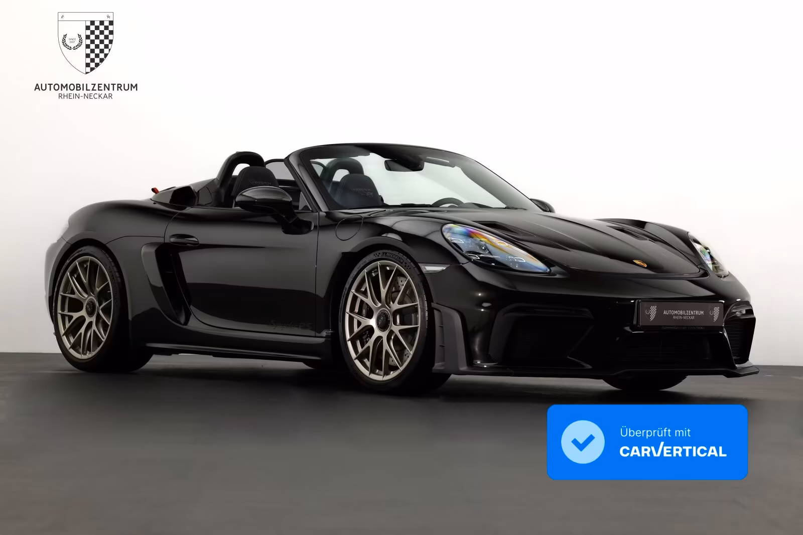 Porsche Boxster 718 Spyder RS Weissach/PTS/Liftsystem/Magnesium