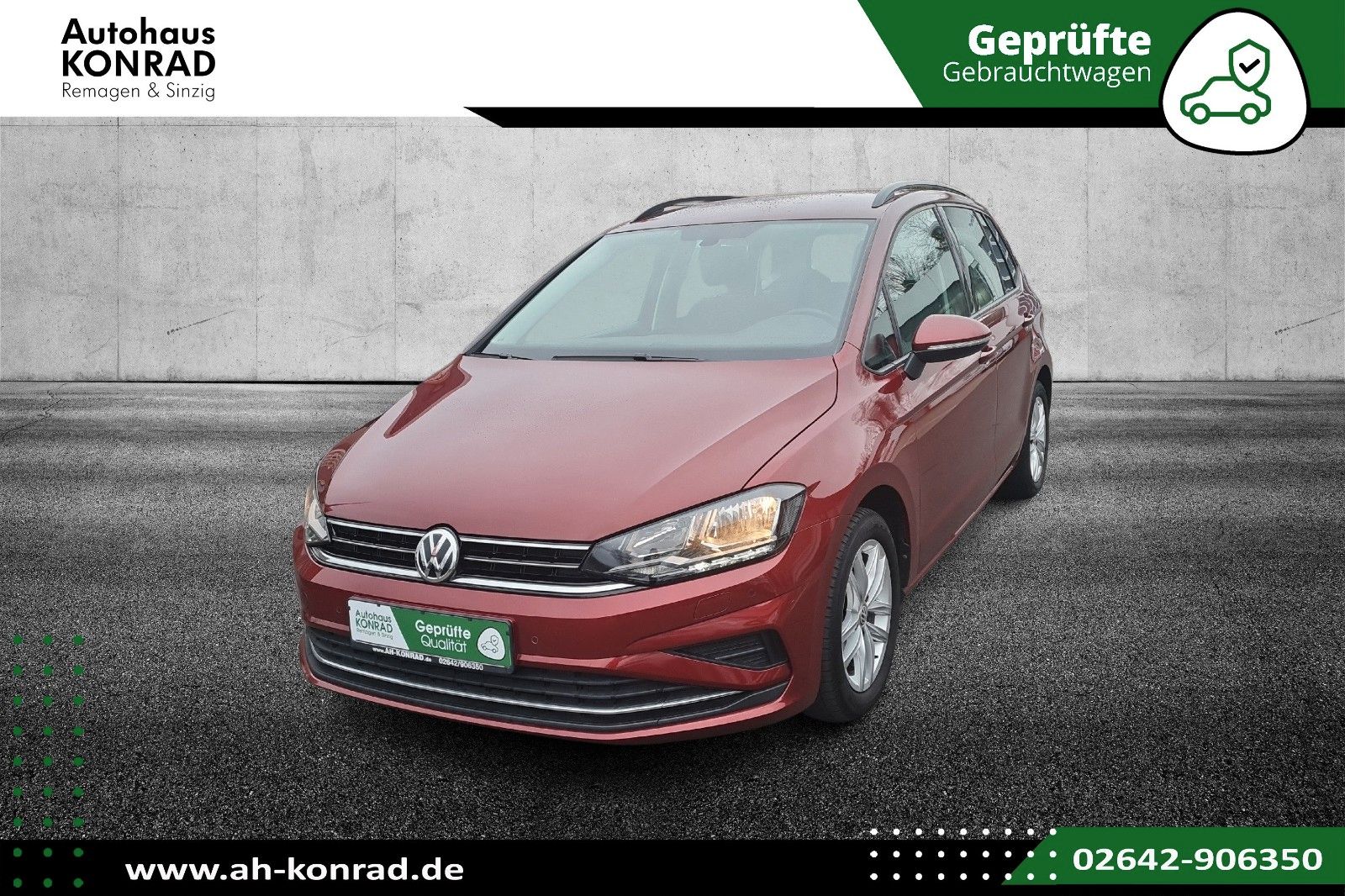 Fahrzeugabbildung Volkswagen Golf Sportsvan