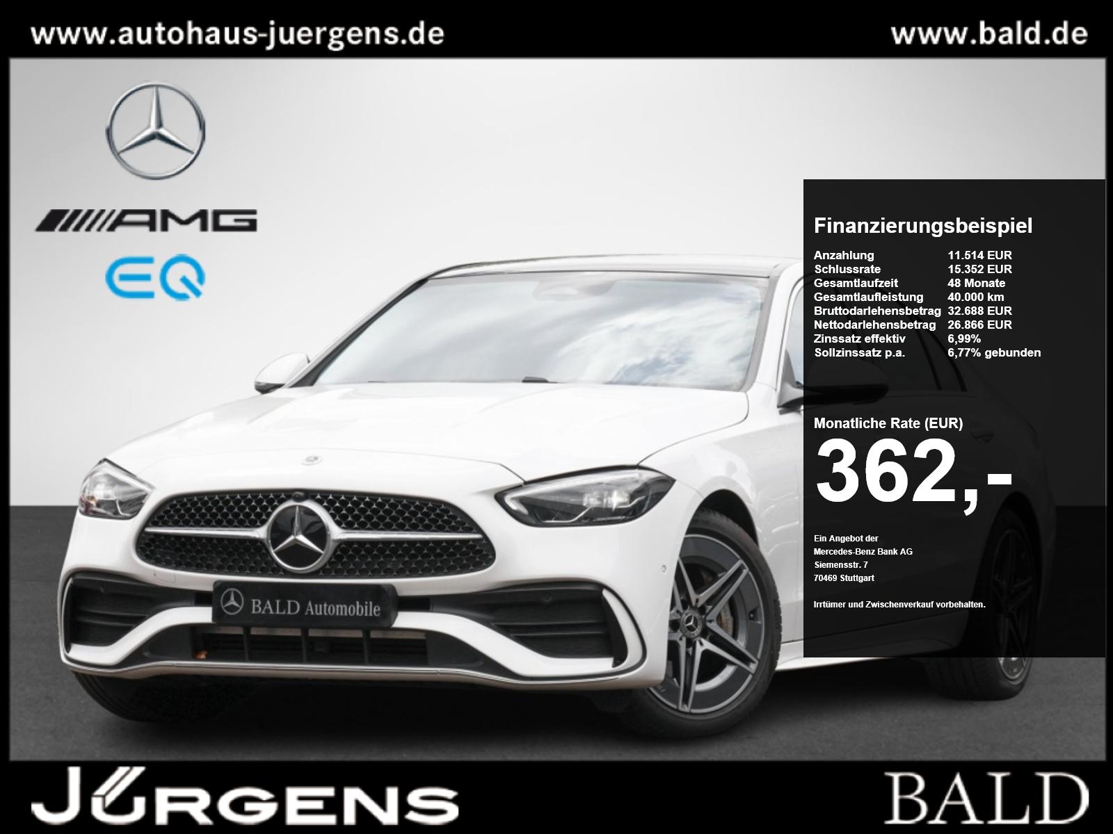Mercedes-Benz C 200 AMG-Sport/Pano/Memo/Ambi/Totw/Winter/LED
