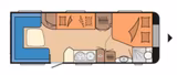 Hobby 650 UKFE Premium  - Hobby Separate Dusche Wohnwagen