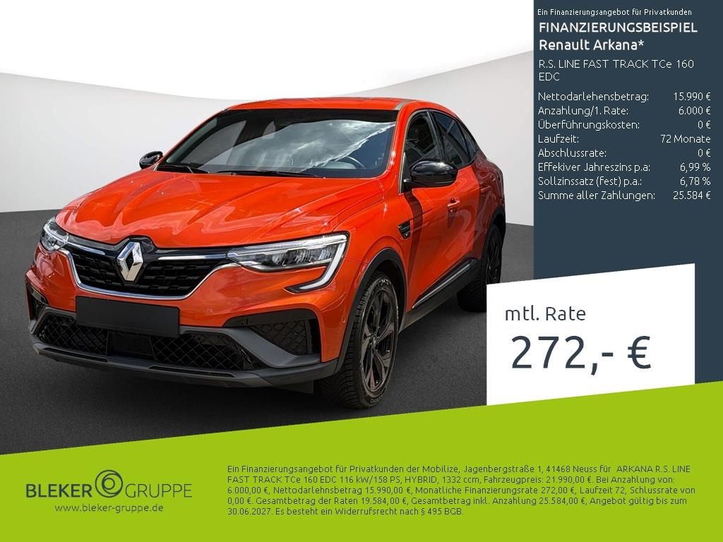 Renault ARKANA R.S. LINE FAST TRACK TCe 160 EDC