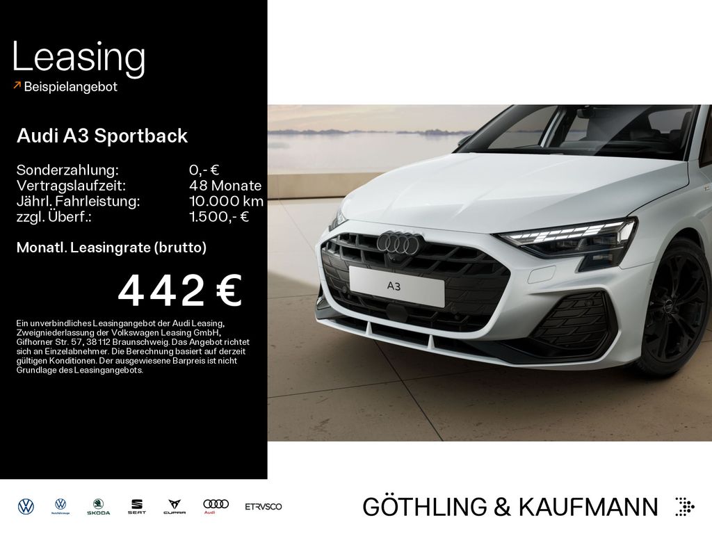 A3 Sportback S line TFSI 110 kW S t ronic*TechPr