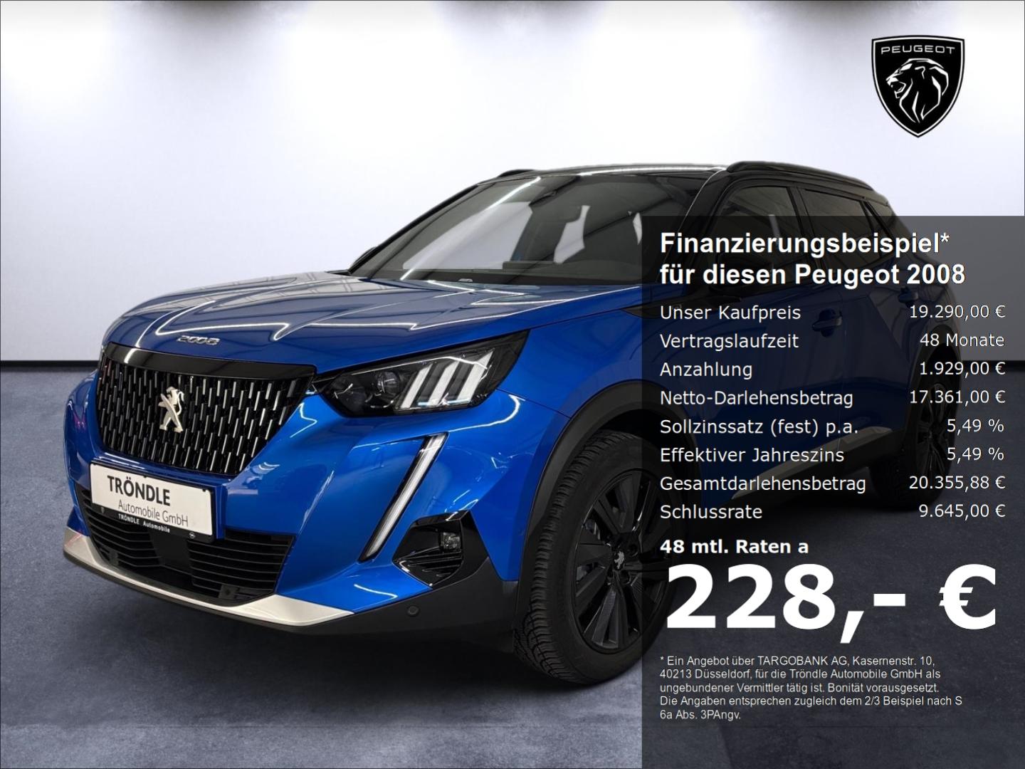 Peugeot 2008 130 GT Pack Navi LED ACC Kamera Allwetter