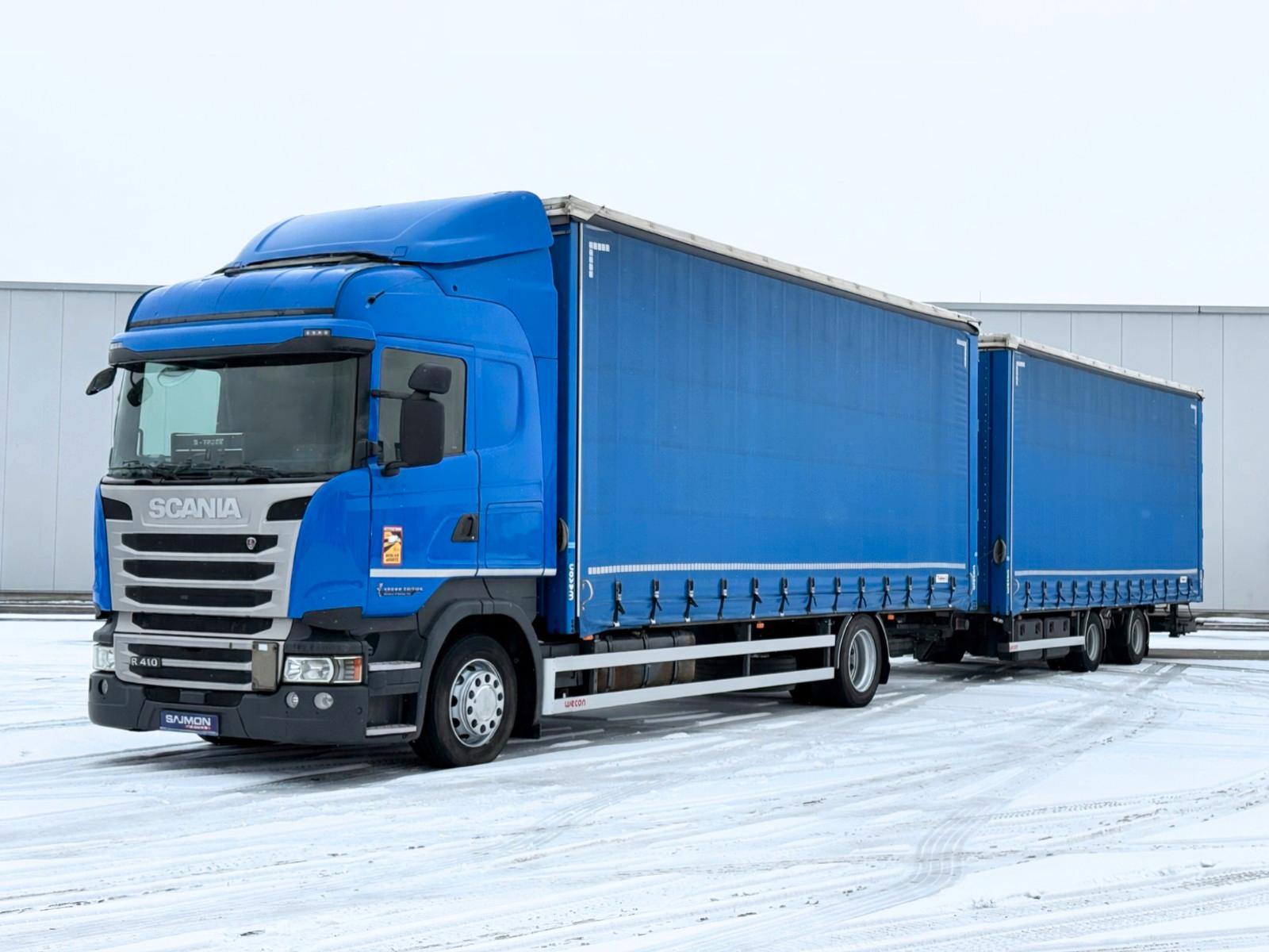 Scania R410  2x770m JUMBO 120 M3