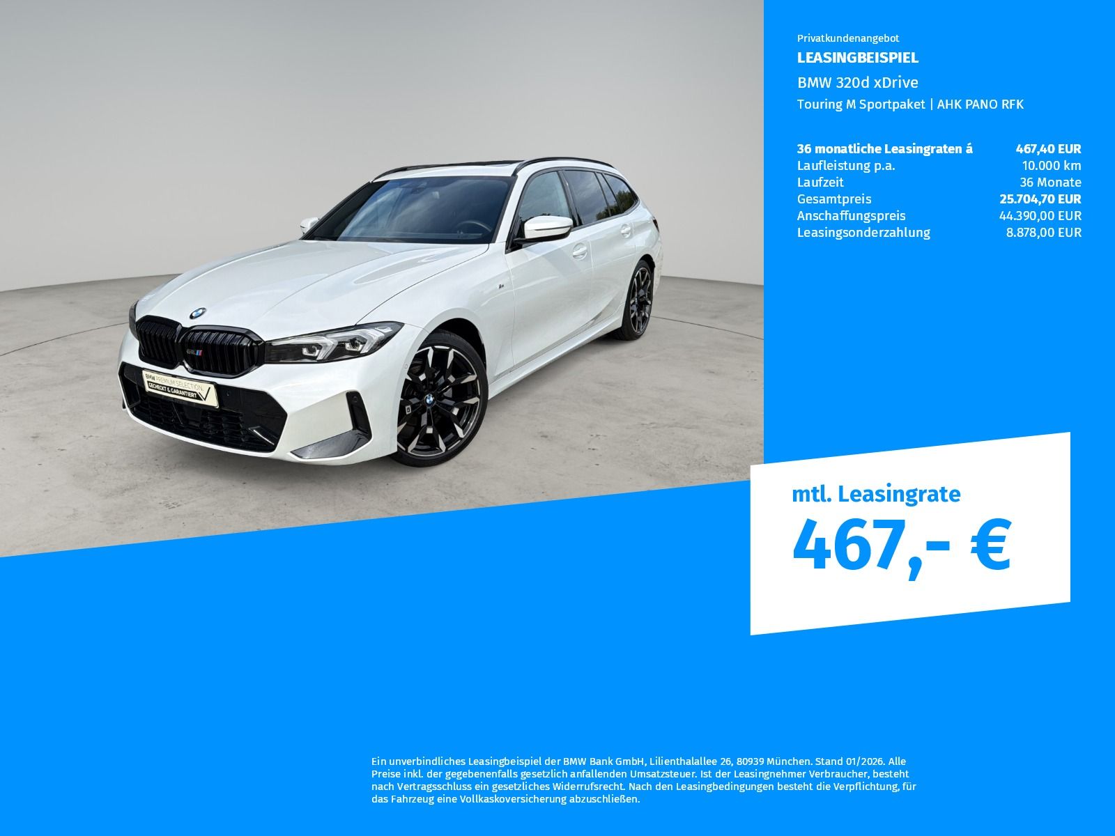 BMW 320d xDrive Touring M Sportpaket AHK PANO RFK foto 2