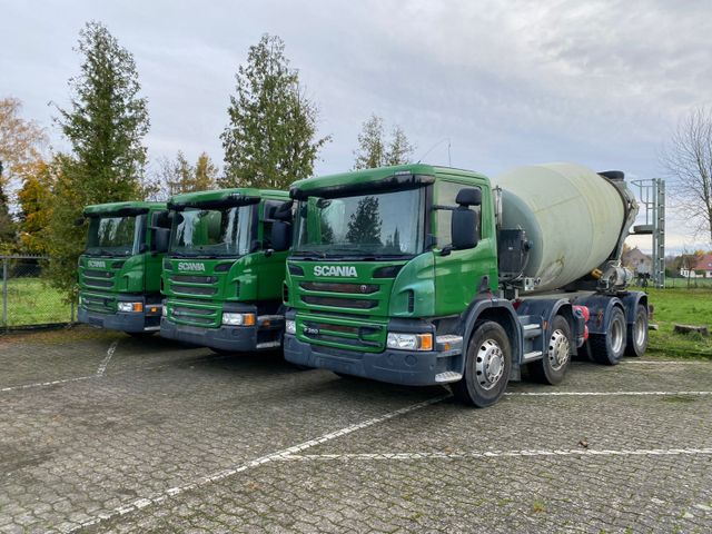 Scania 4x P360 Betonmischer 8x4 Blatt/Blatt E6