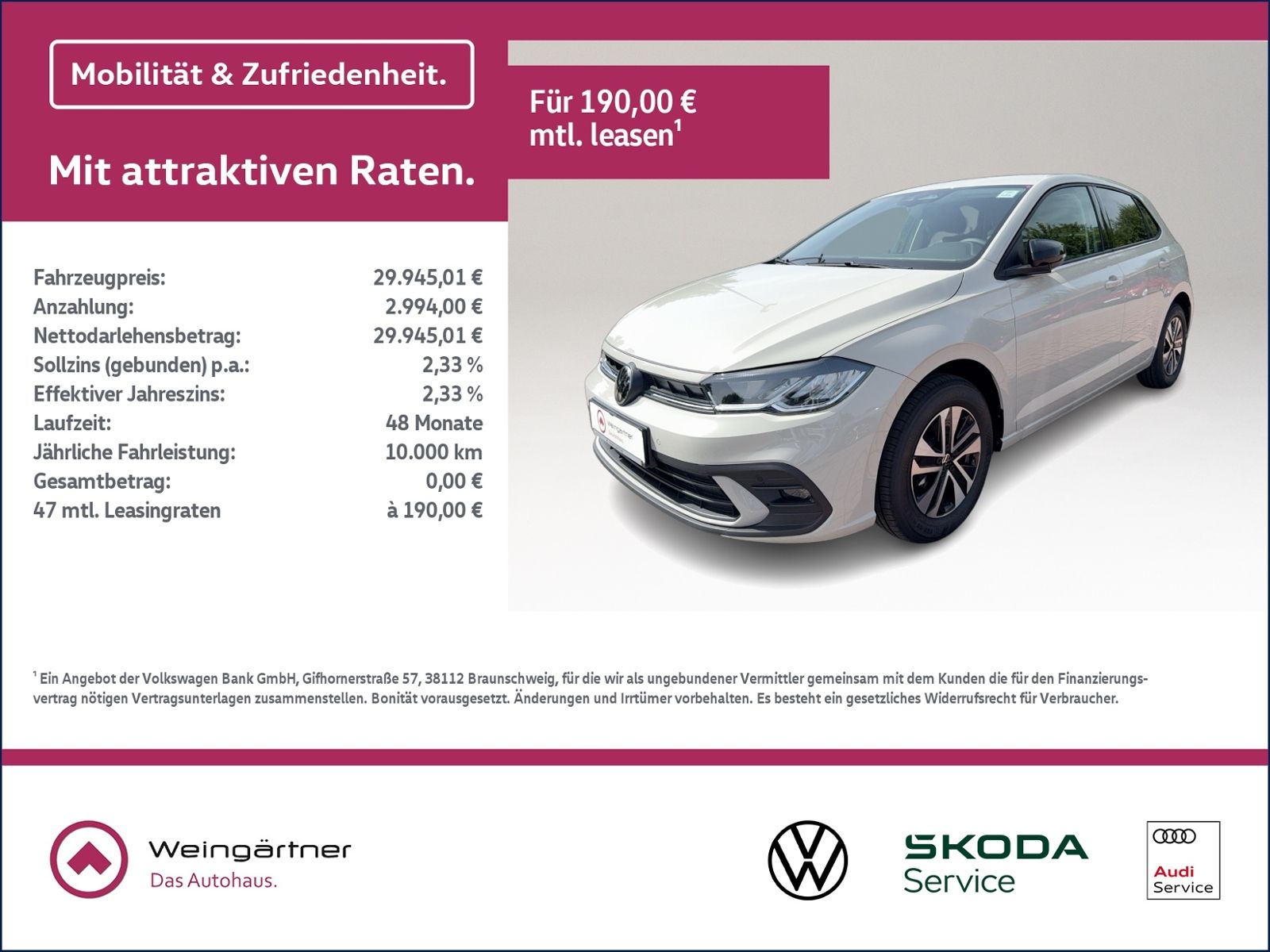 Volkswagen Polo ENERGY 1.0 TSI, ACC, Sitzhzg, App DSG