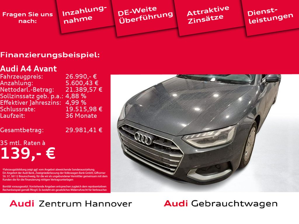 A4 Avant 35 TFSI advanced virtual LED