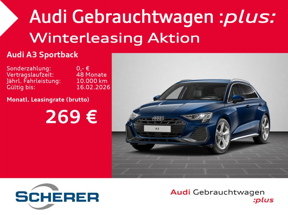 A3 Sportback 30 TFSI S line S tronic SONOS HUD K