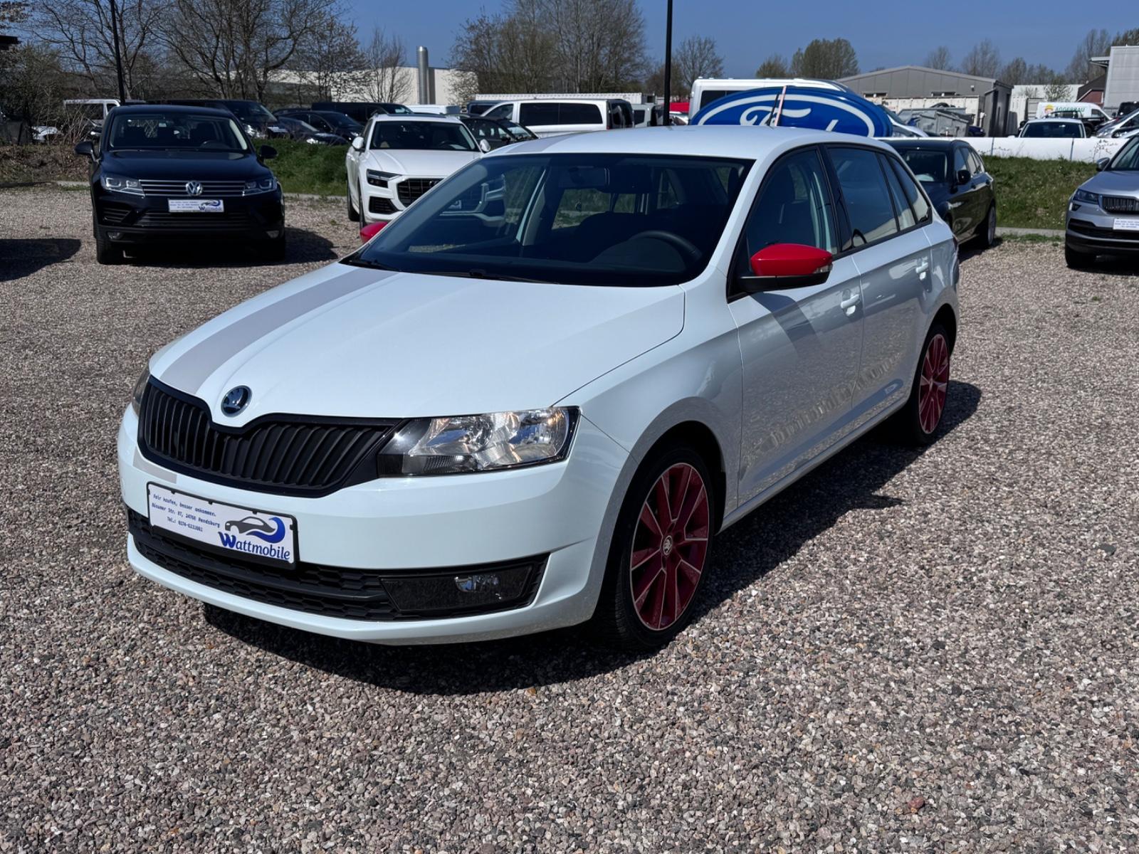 Skoda Rapid Spaceback Red&Grey,  Sitzheizung, GJR Neu